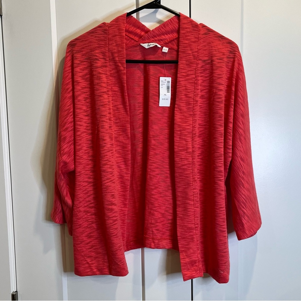 REITMAN’S Coral Open-Front Cardigan NWT - FREE SHIPPING on Bundles $85+